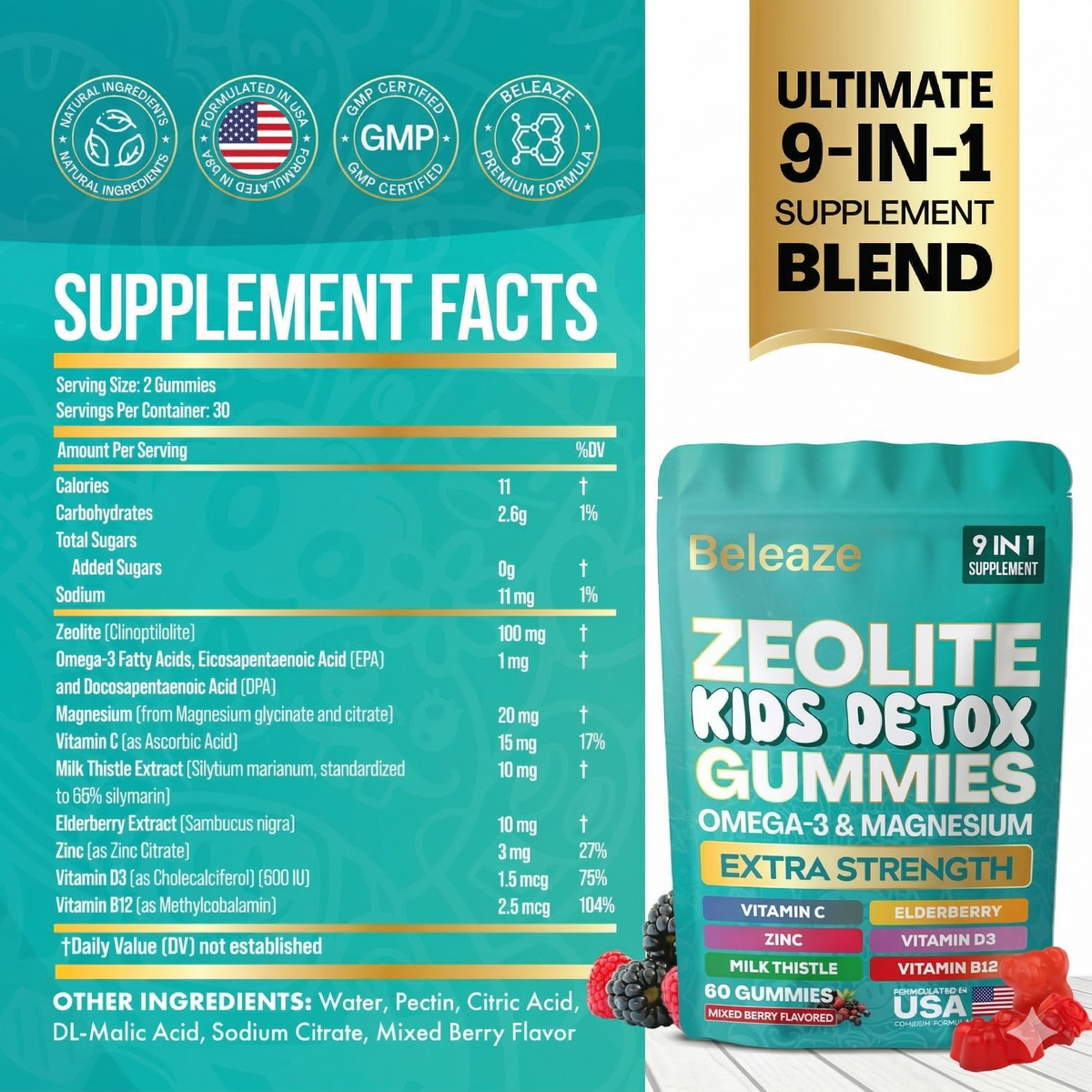 Speech Support Gummies – Plant-Based Gelatin