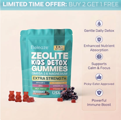 Beleaze Detox Gummies – Plant-Based Gelatin