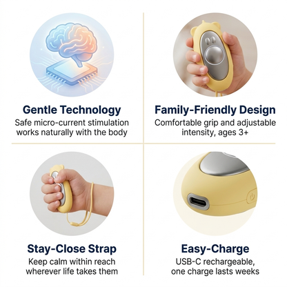Beleaze Settle - Drug Free Device to Calms Kids in Minutes, Anywhere